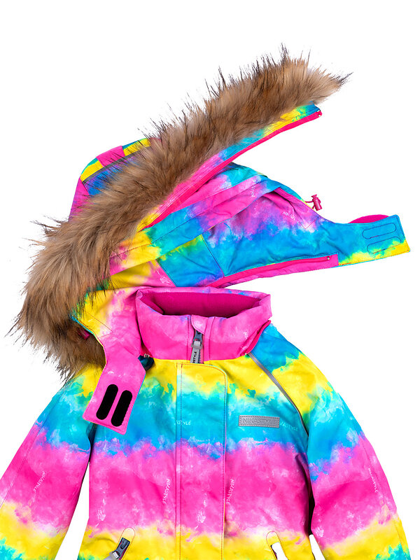 NIKASTYLE Комбинезон 328409 8з1423 лимонный/фуксия