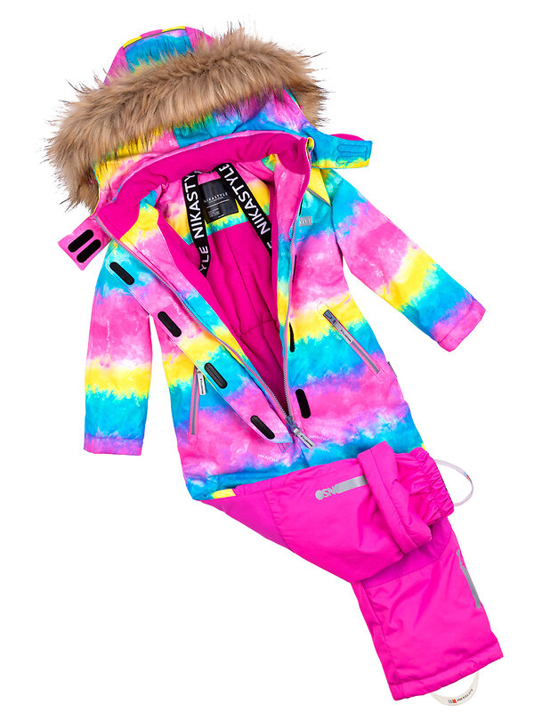 NIKASTYLE Комбинезон 328409 8з1423 лимонный/фуксия
