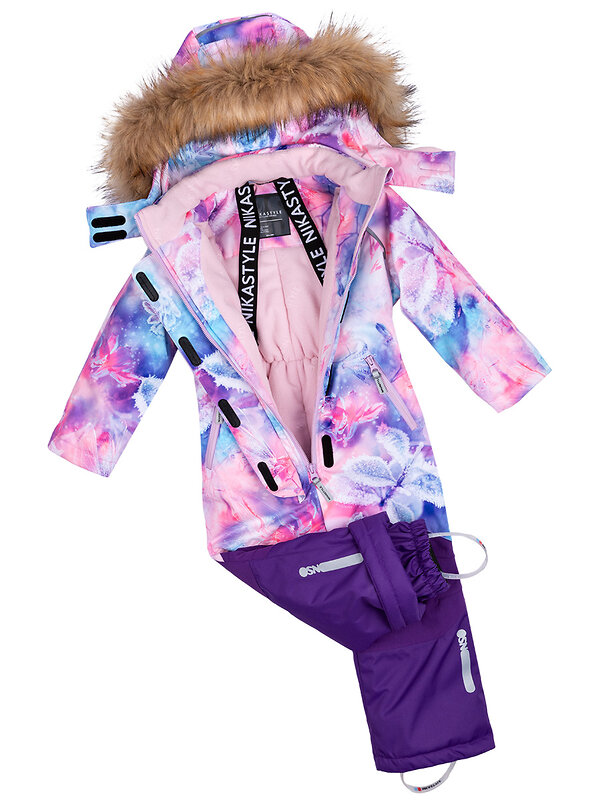 NIKASTYLE Комбинезон 328412 8з1023 персиковый/черничный