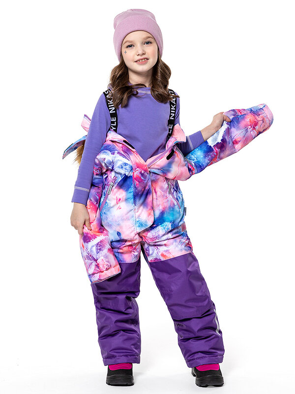 NIKASTYLE Комбинезон 328412 8з1023 персиковый/черничный