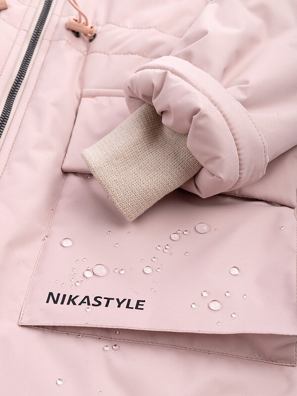 NIKASTYLE Парка 328995 5з4023 пудровый