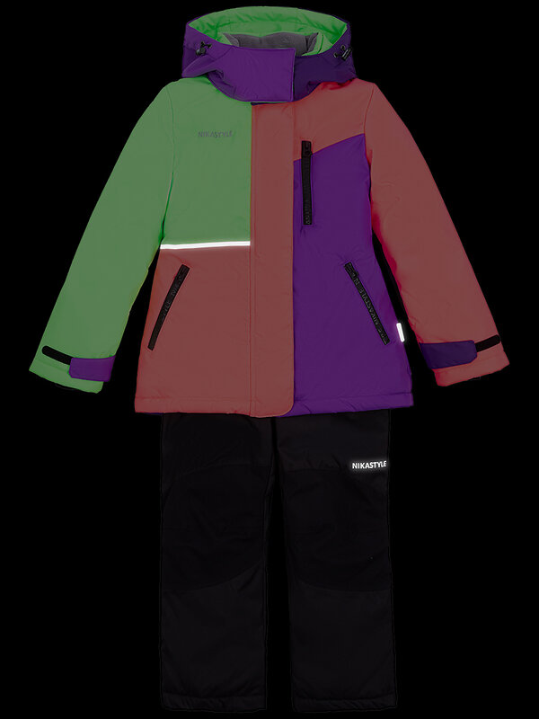 NIKASTYLE Костюм 328997 7з2823 коралловый неон/лиловый