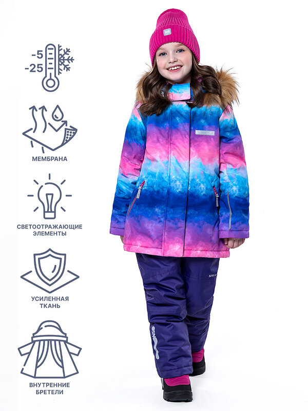 NIKASTYLE Костюм 329124 7з1623 лиловый/черничный