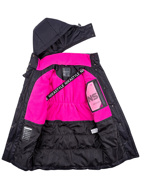 NIKASTYLE Пальто 329183 6з4223 черный