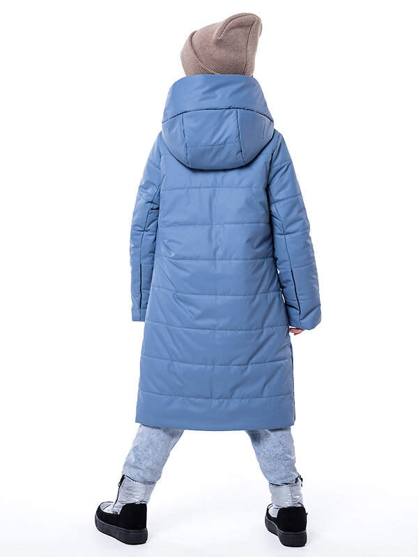 NIKASTYLE Пальто 329186 6з4823 голубой лед