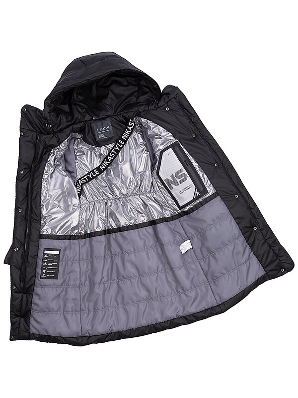 NIKASTYLE Пальто 329187 6з4823 черный