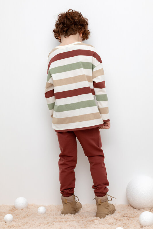 CROCKID Брюки 329516 КР 400626 красное дерево