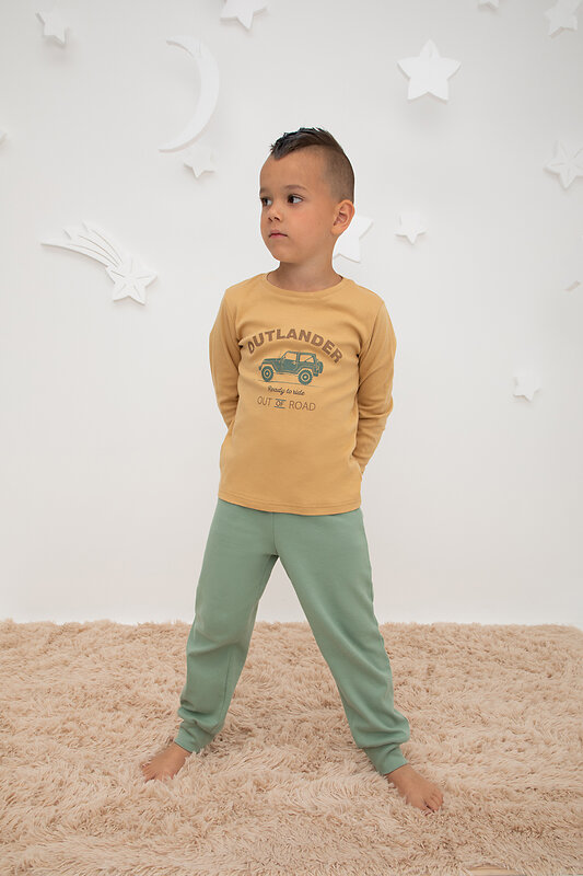 CROCKID Пижама 330657 К 1586 песочный, милитари