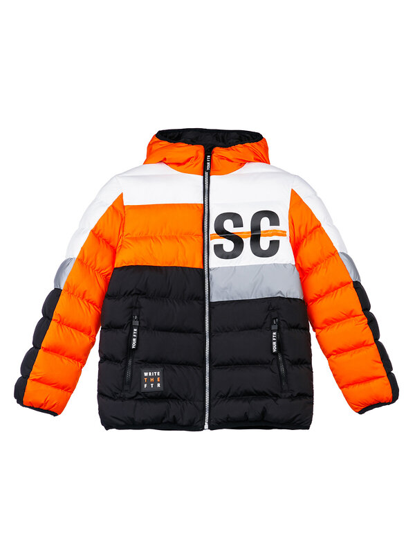PLAYTODAY Куртка 334611 22317014 оранжевый,белый,черный