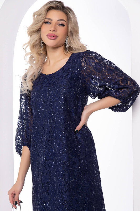 LT Collection Платье 335525 П8111 темно-синий