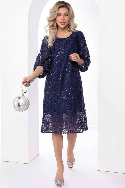 LT Collection Платье 335525 П8111 темно-синий