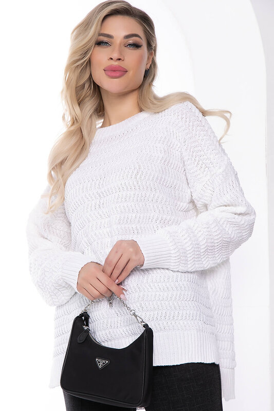 LT Collection Джемпер 335528 Б8117 белый