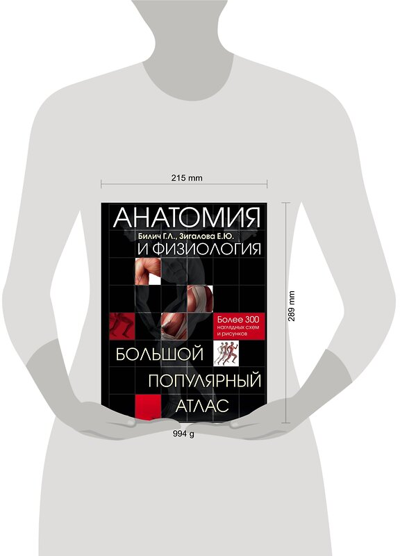 Эксмо Билич Г.Л., Зигалова Е.Ю. "Анатомия и физиология. Большой популярный атлас" 340950 978-5-699-93523-9 