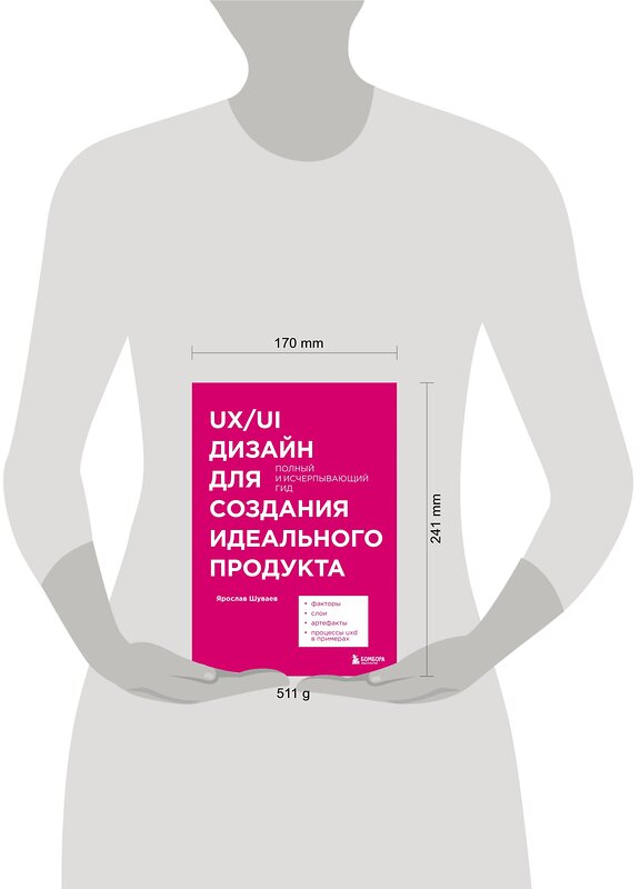 Эксмо Ярослав Шуваев "UX/UI дизайн для создания идеального продукта. Полный и исчерпывающий гид" 342680 978-5-04-169734-1 