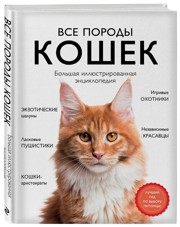 Эксмо Алина Ярощук, Людмила Романова "Все породы кошек. Большая иллюстрированная энциклопедия" 346785 978-5-04-113061-9 