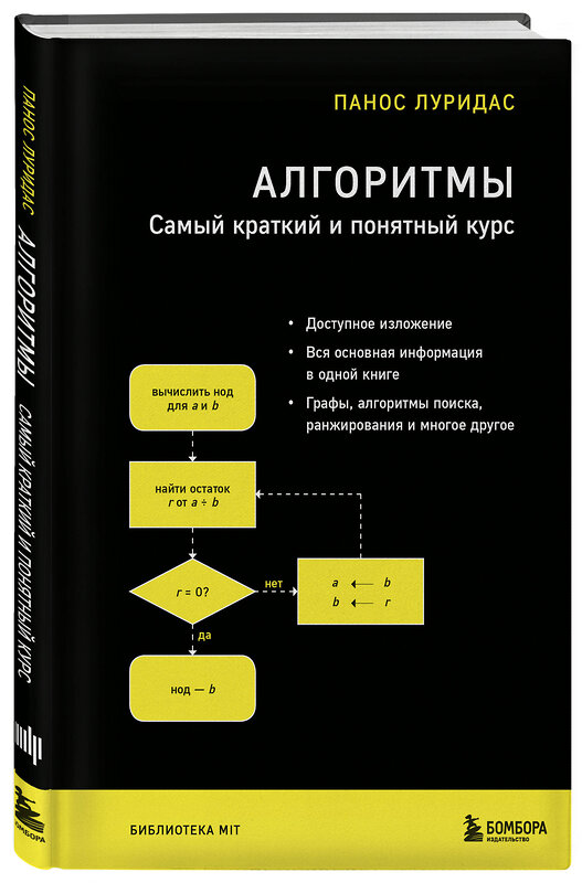 Эксмо Панос Луридас "Алгоритмы. Самый краткий и понятный курс" 347790 978-5-04-115765-4 