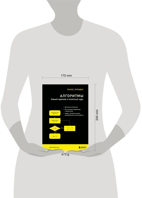 Эксмо Панос Луридас "Алгоритмы. Самый краткий и понятный курс" 347790 978-5-04-115765-4 