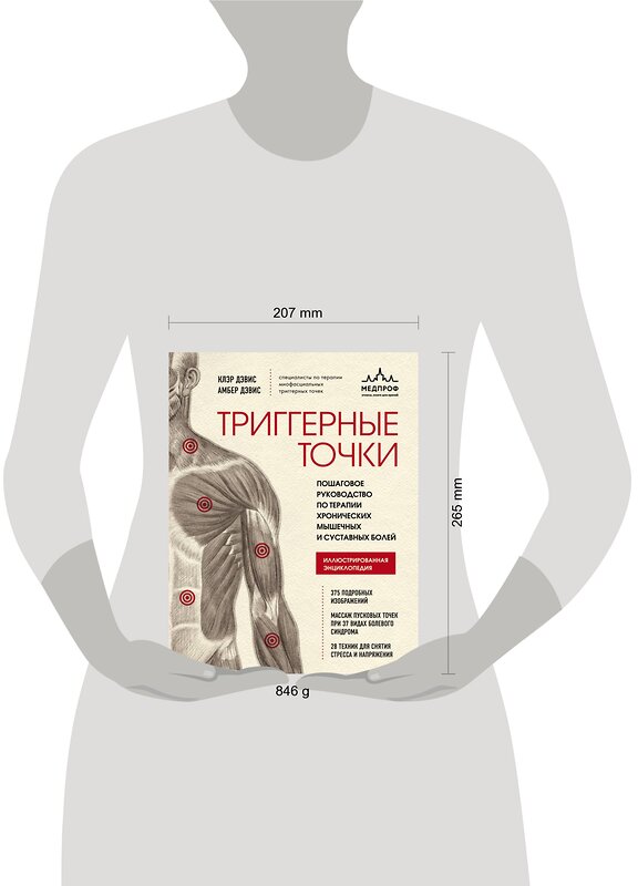 Эксмо Клэр Дэвис, Амбер Дэвис "Триггерные точки. Пошаговое руководство по терапии хронических мышечных и суставных болей" 348980 978-5-04-154017-3 