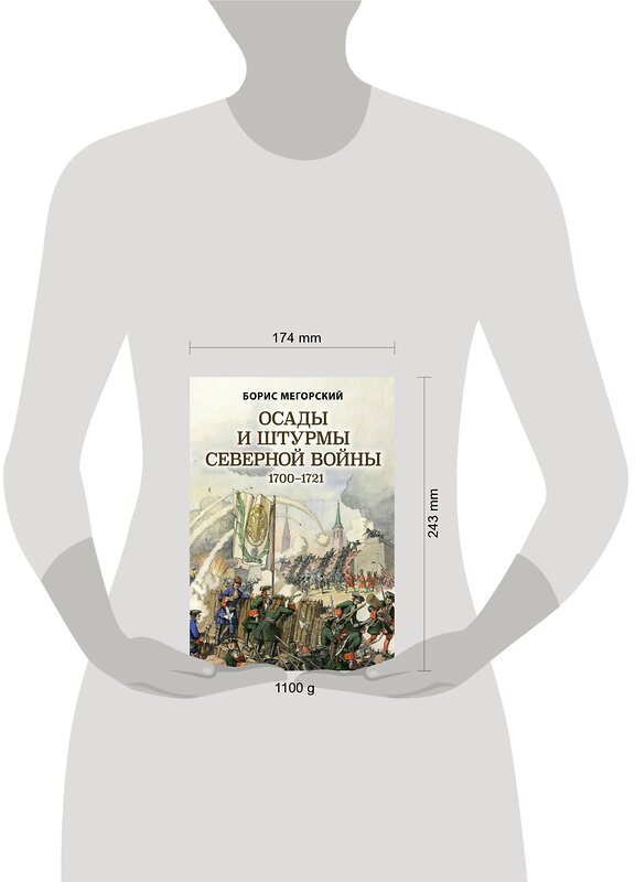 Эксмо Борис Мегорский "Осады и штурмы Северной войны 1700-1721 гг." 352687 978-5-04-155522-1 