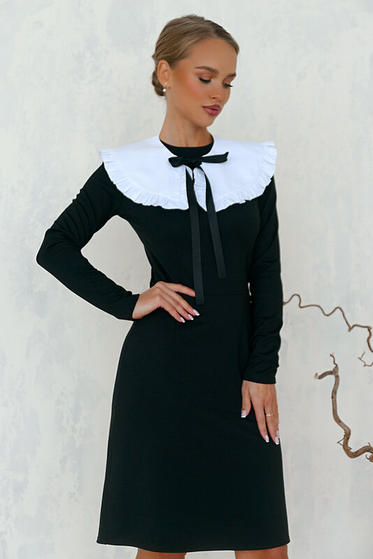 Open-style Платье 389279 5006 черный/белый