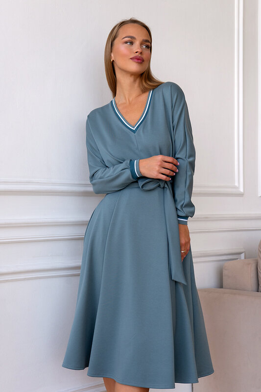 Open-style Платье 389725 5467 серый