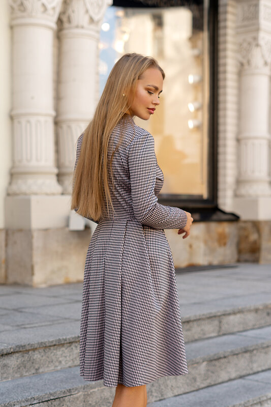 Open-style Платье 389902 5428 серо-розовый
