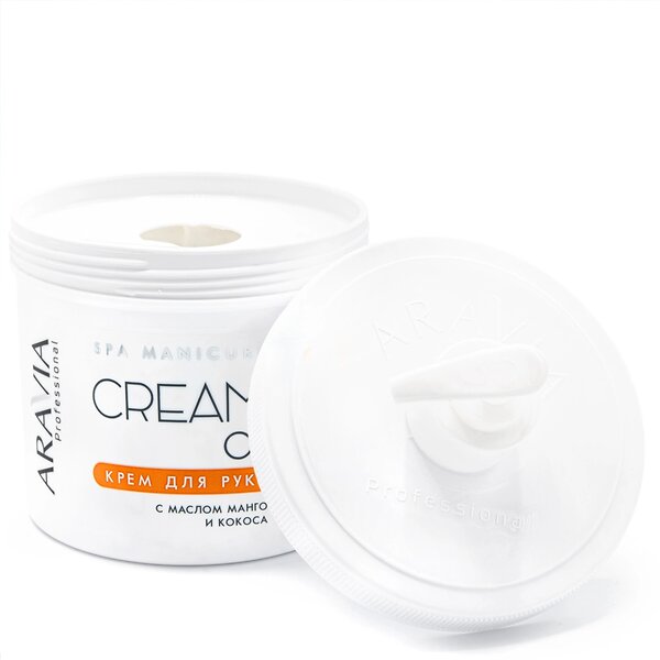 ARAVIA Professional Крем для рук "Cream Oil" с маслом кокоса и манго, 550 мл./4 398749 4007 