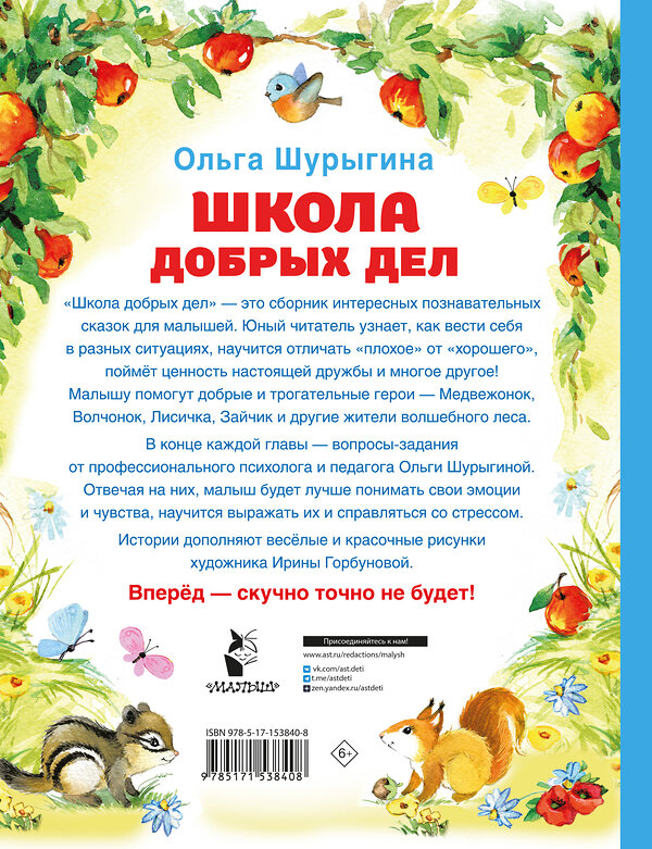 АСТ Шурыгина Ольга "Школа добрых дел" 411658 978-5-17-153840-8