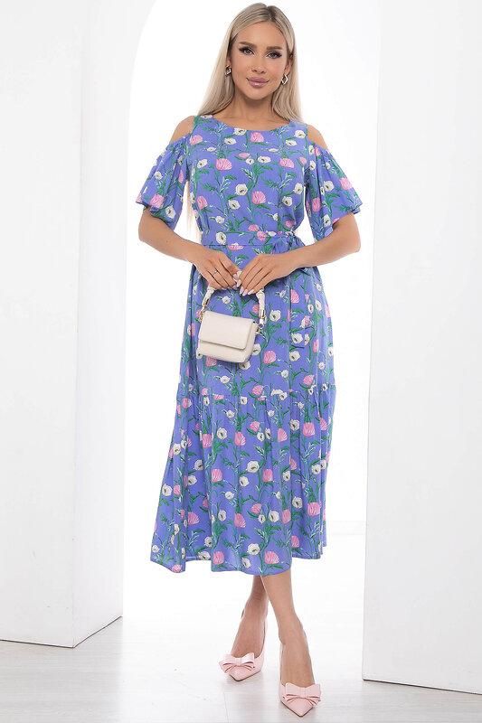 LT Collection Платье 412308 П8852 синий