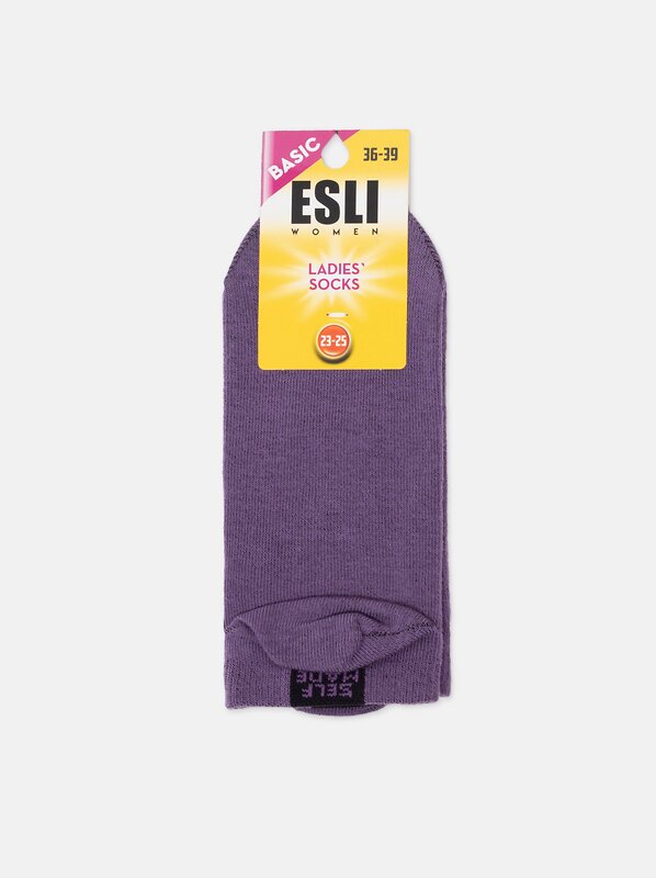 ESLI Носки 415171 BASIC (короткие) сиреневый