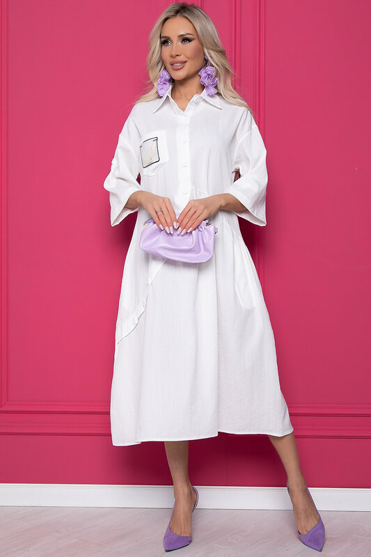 LT Collection Платье 416668 П8572 белый