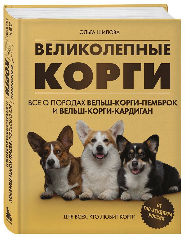 Эксмо Ольга Шилова "Великолепные корги. Все о породах вельш-корги-пемброк и вельш-корги-кардиган" 419020 978-5-699-92645-9 