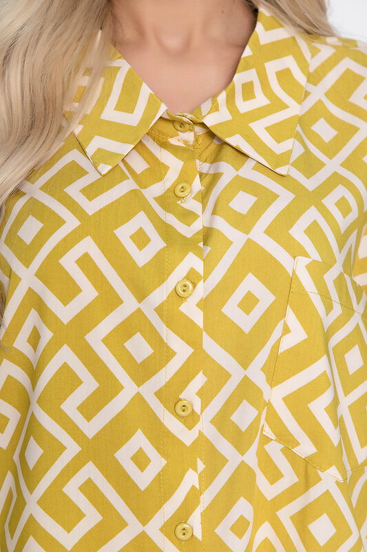 LT Collection Рубашка 432429 Б10586 лаймовый