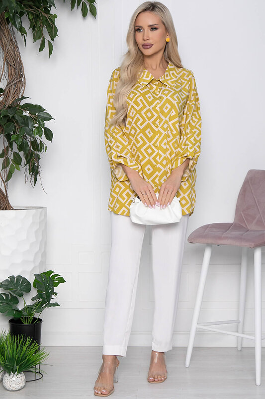 LT Collection Рубашка 432429 Б10586 лаймовый