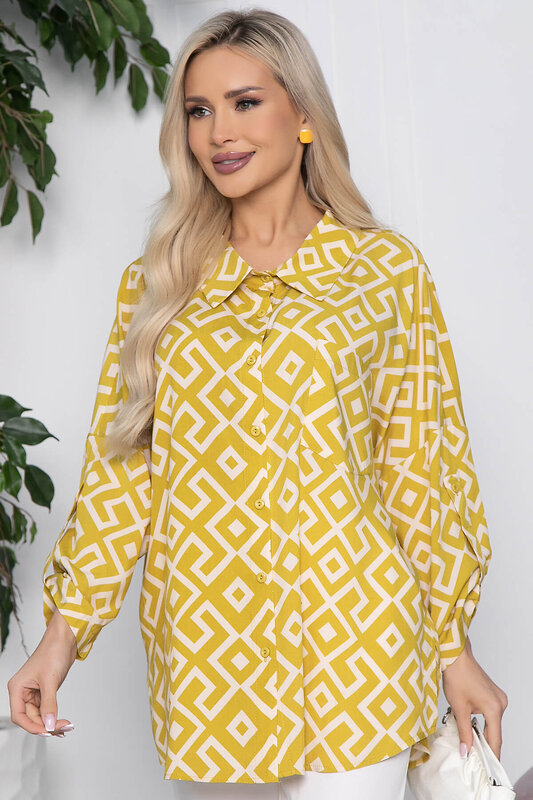LT Collection Рубашка 432429 Б10586 лаймовый