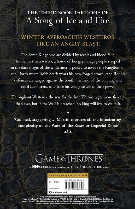 Эксмо George Martin "A storm of swords part 1 (George R.R. Martin) Буря мечей часть 1 (Джордж Р. Р Мартин) /Книги на английском языке" 438171 978-0-00-744784-8