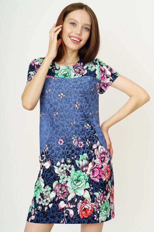 Binita Туника 73815 761/1-9 сине-зеленый