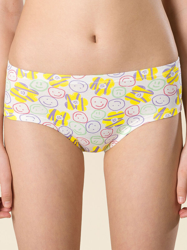 PELICAN Трусы 472620 GUHB3341/1(2) Белый/желтый