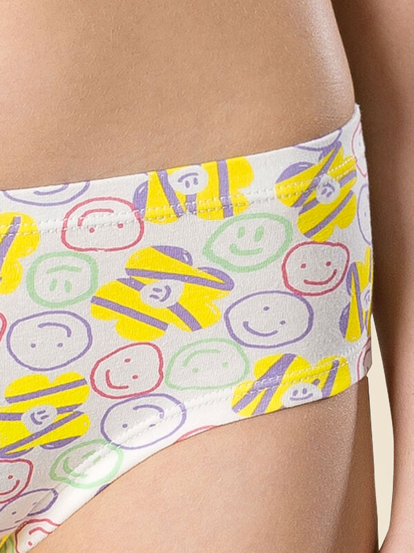 PELICAN Трусы 472620 GUHB3341/1(2) Белый/желтый