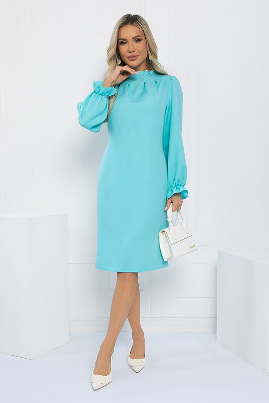 LT Collection Платье 525121 П12963-36М голубой