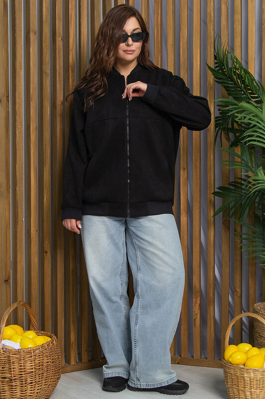 LT Collection Бомбер 527651 Б13293-13М чёрный