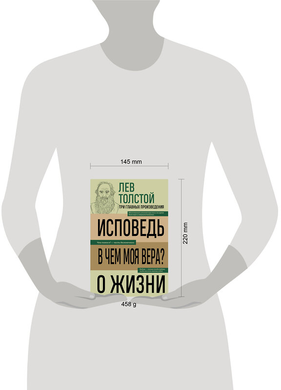 Эксмо Лев Николаевич Толстой "Лев Толстой. Исповедь. В чем моя вера? О жизни" 529671 978-5-04-216388-3