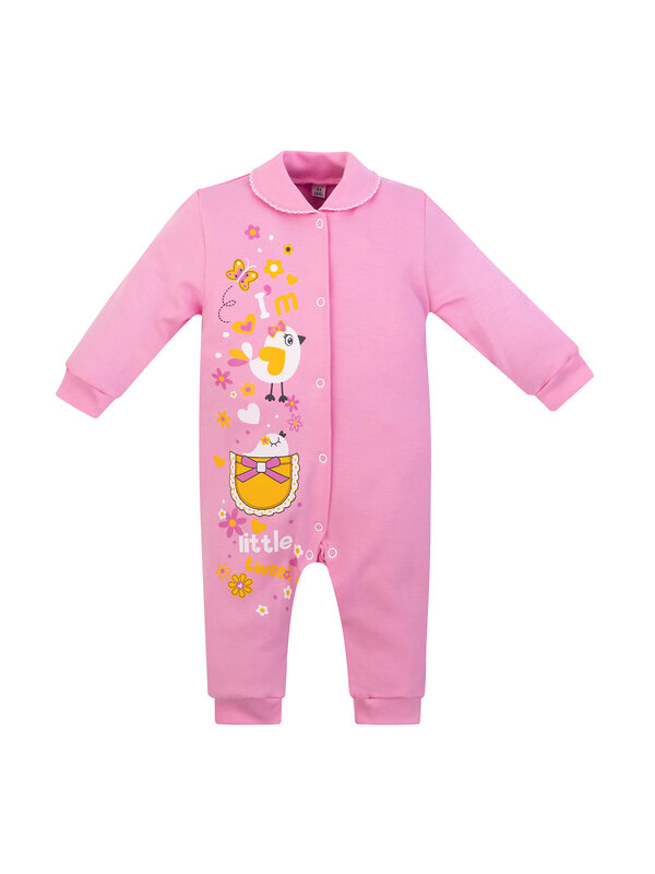 Утёнок Комбинезон 532656 260п/1 розовый_птички