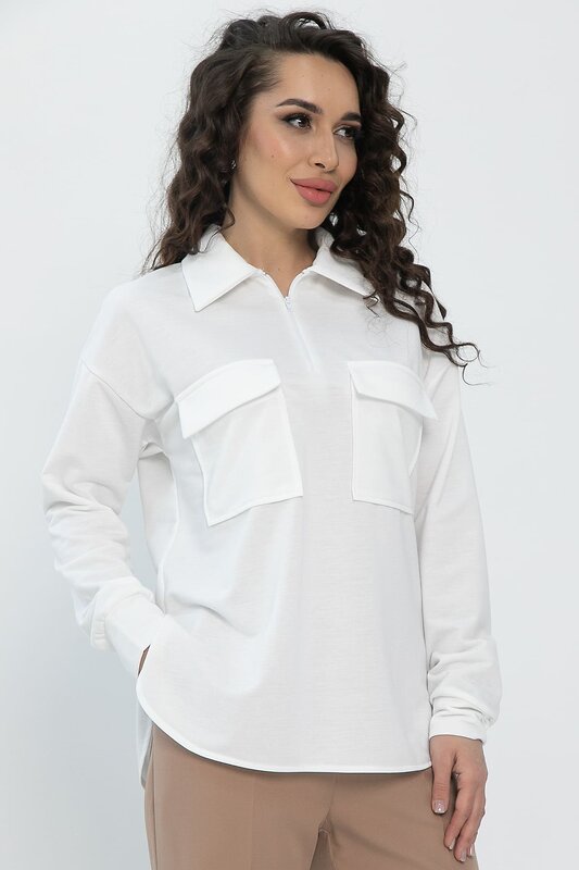 LT Collection Поло 532671 Б13256-10М белый