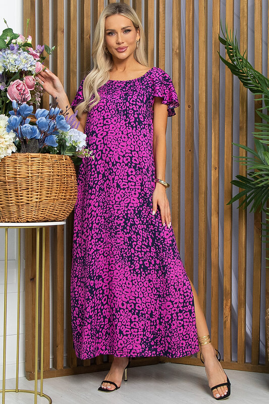 LT Collection Платье 532676 П13319-16М сине-малиновый