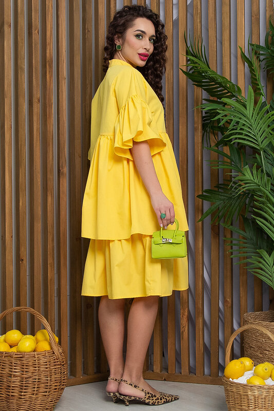 LT Collection Платье 532679 П13342-36М жёлтый