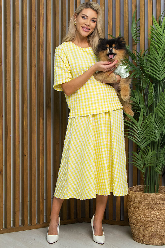 LT Collection Костюм 532705 К13435-2М жёлтый