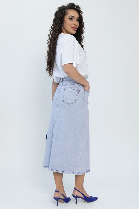 LT Collection Юбка 532708 Ю13448-12М светло-голубой