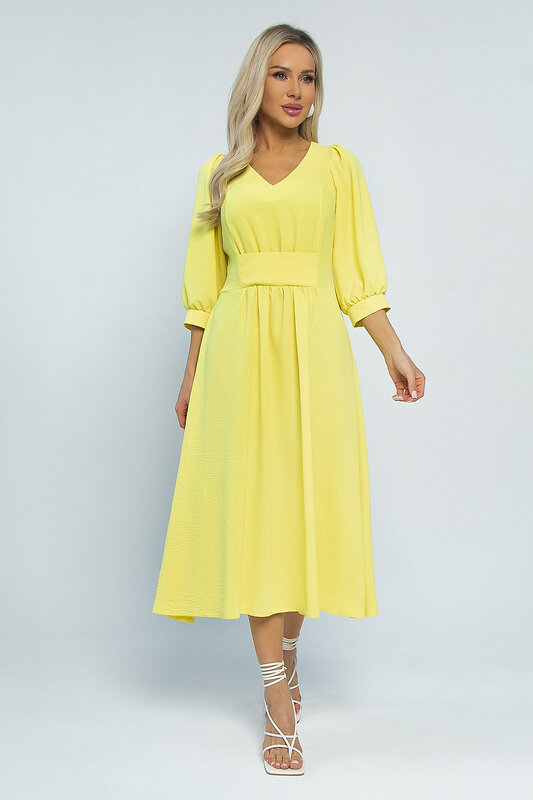 LT Collection Платье 532743 П13523-18М жёлтый
