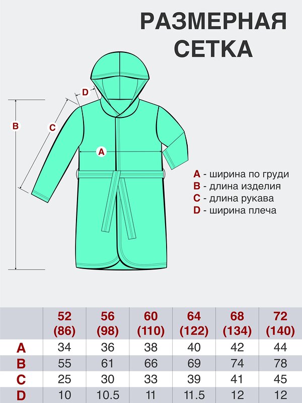 Утёнок Халат 533385 900 бирюзовый